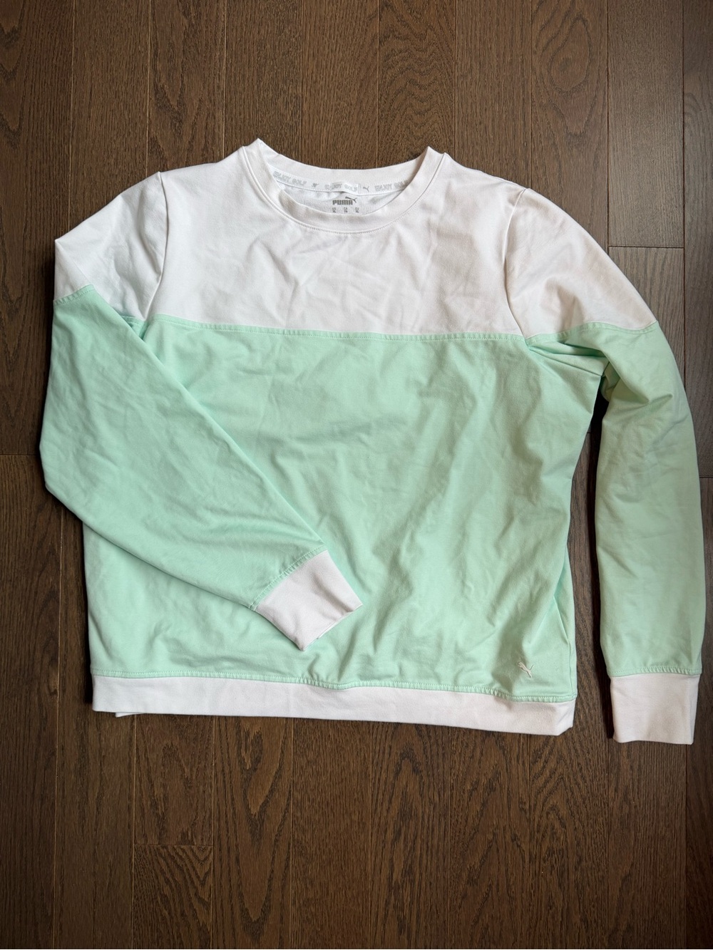 Puma Colorblock Crew Neck Sweater